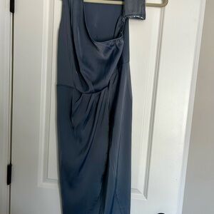 Elegant Blue Women's Dress made by PrettyGarden